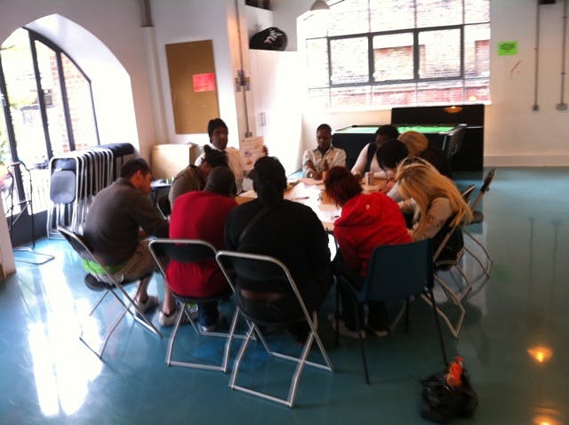 Conference Room at The Harrow Club, bright space for interactive workshops and brainstorming.